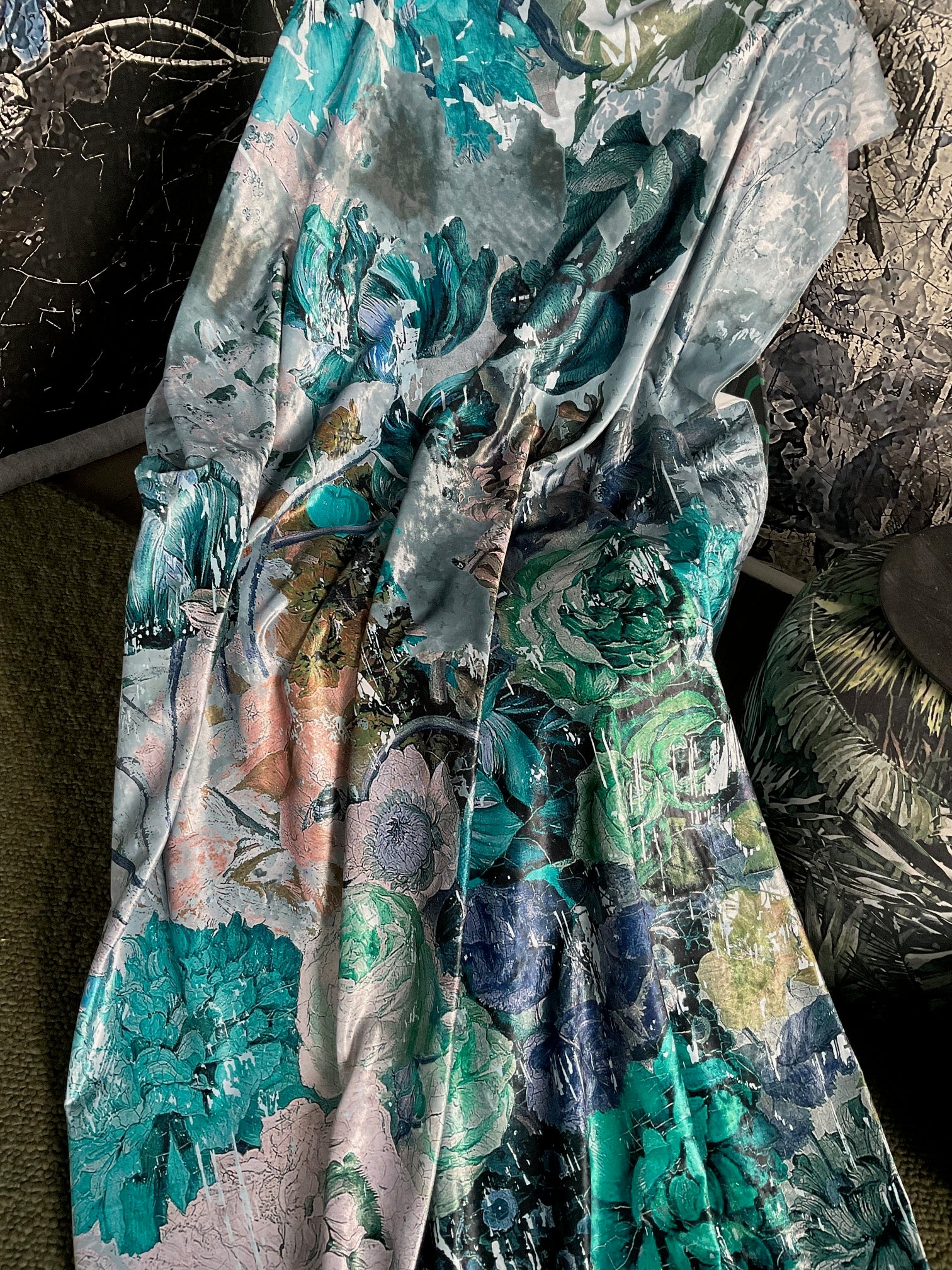 Fabric - Still Life with Flowers