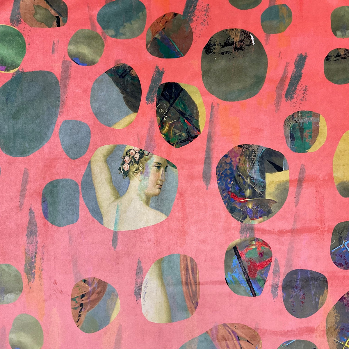 Fabric - Spotty - Venus in Pink (Archive Drop)