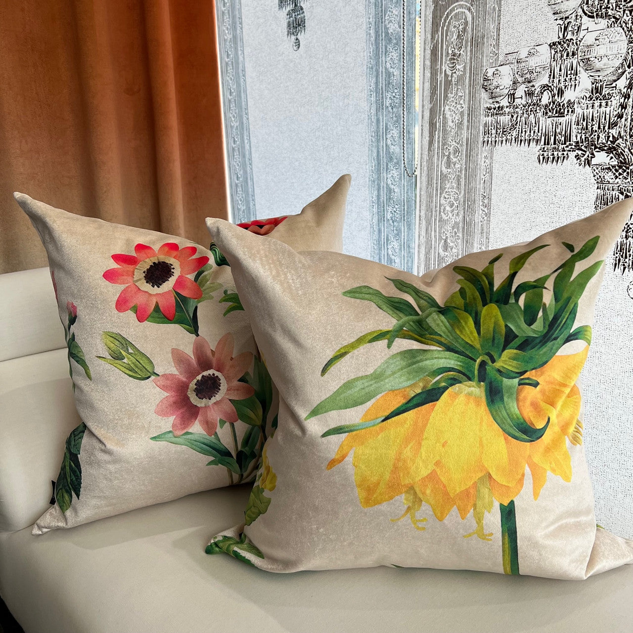 Cushion - Field Trip - Carnation