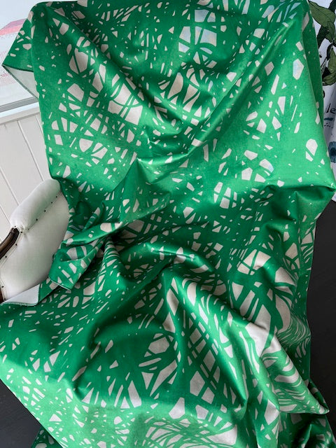 Fabric - Scribble - Green