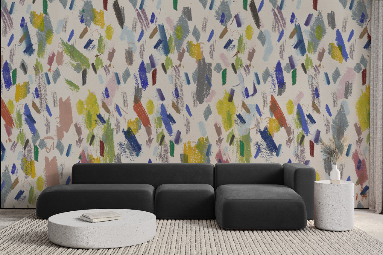 Wallpaper - Mixed Media - Crayon Drawings