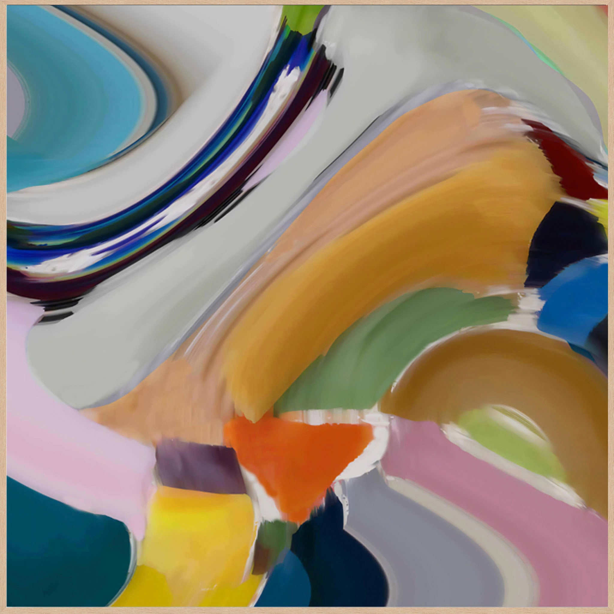 Framed Art Print - Sound Waves