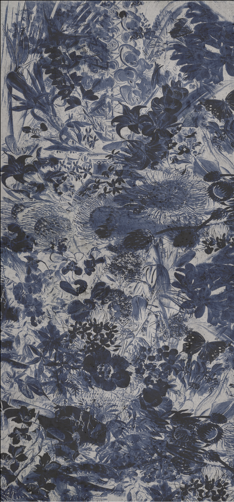 Fabric - Wildflowers - Inky