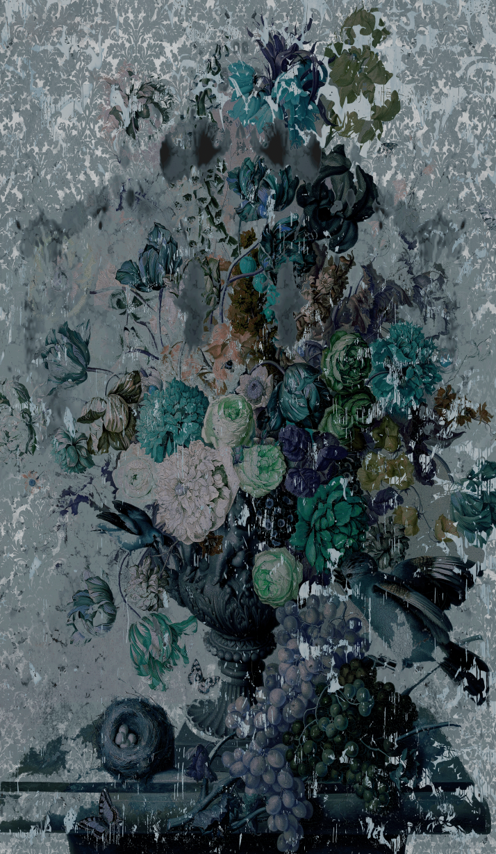 Fabric - Still Life with Flowers