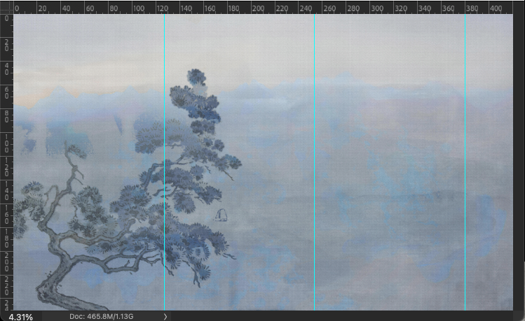 Wallpaper - Shadow Play - Mountain Tree