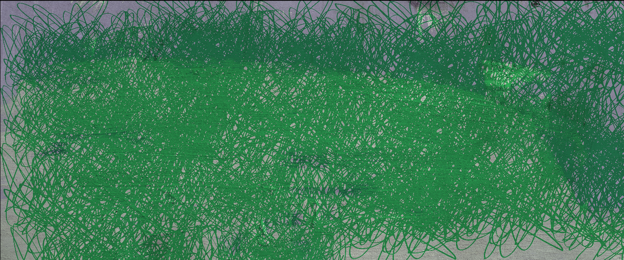 Wallpaper - Scribble - Green