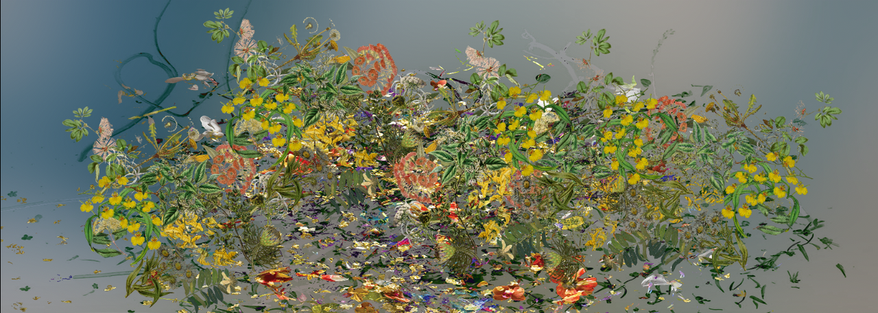 Wallpaper - Floral Explosion - Light