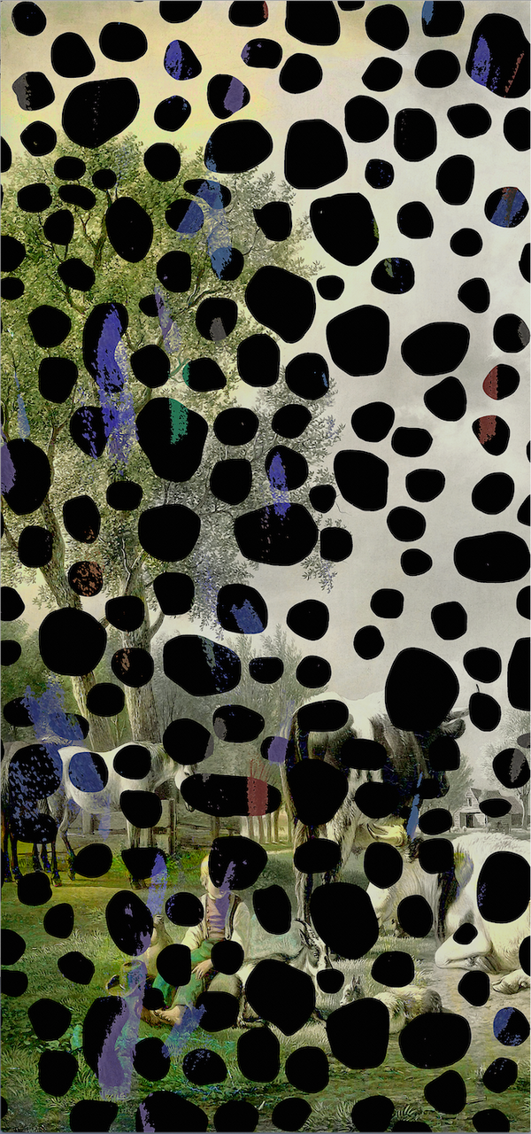 Fabric - Spotty - Horse