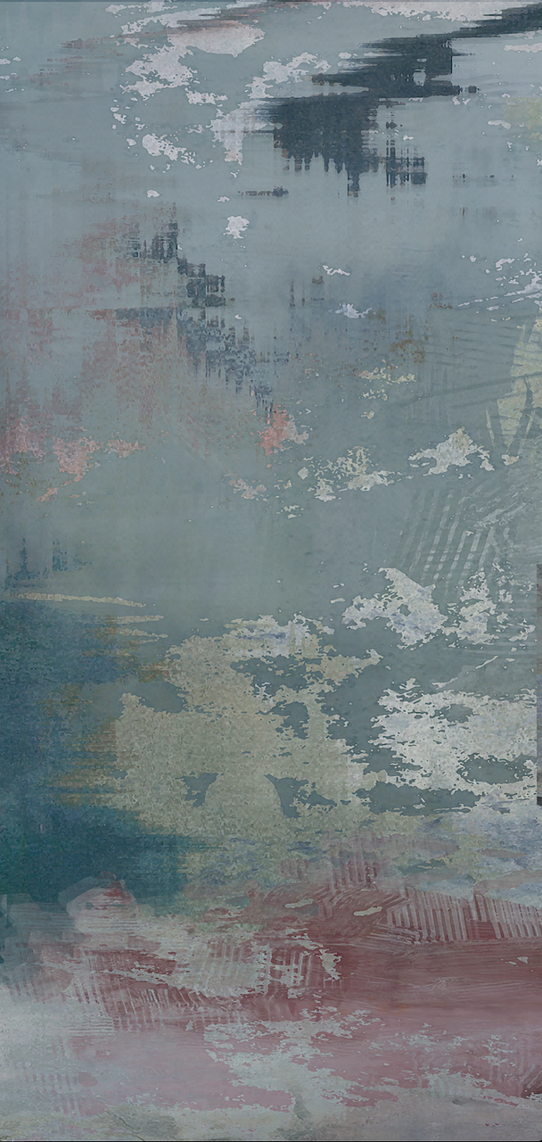 Fabric - Abstract Landscape - Lake Eyre