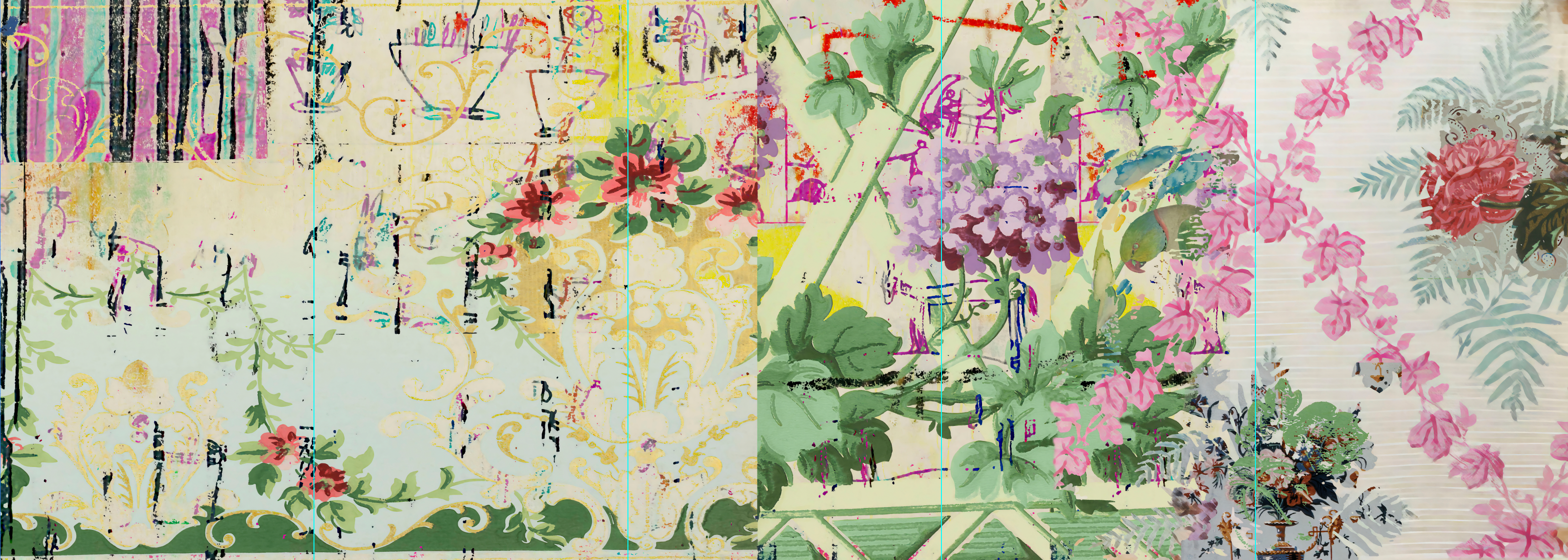 Fabric - Wallpaper Confidential - Gossip