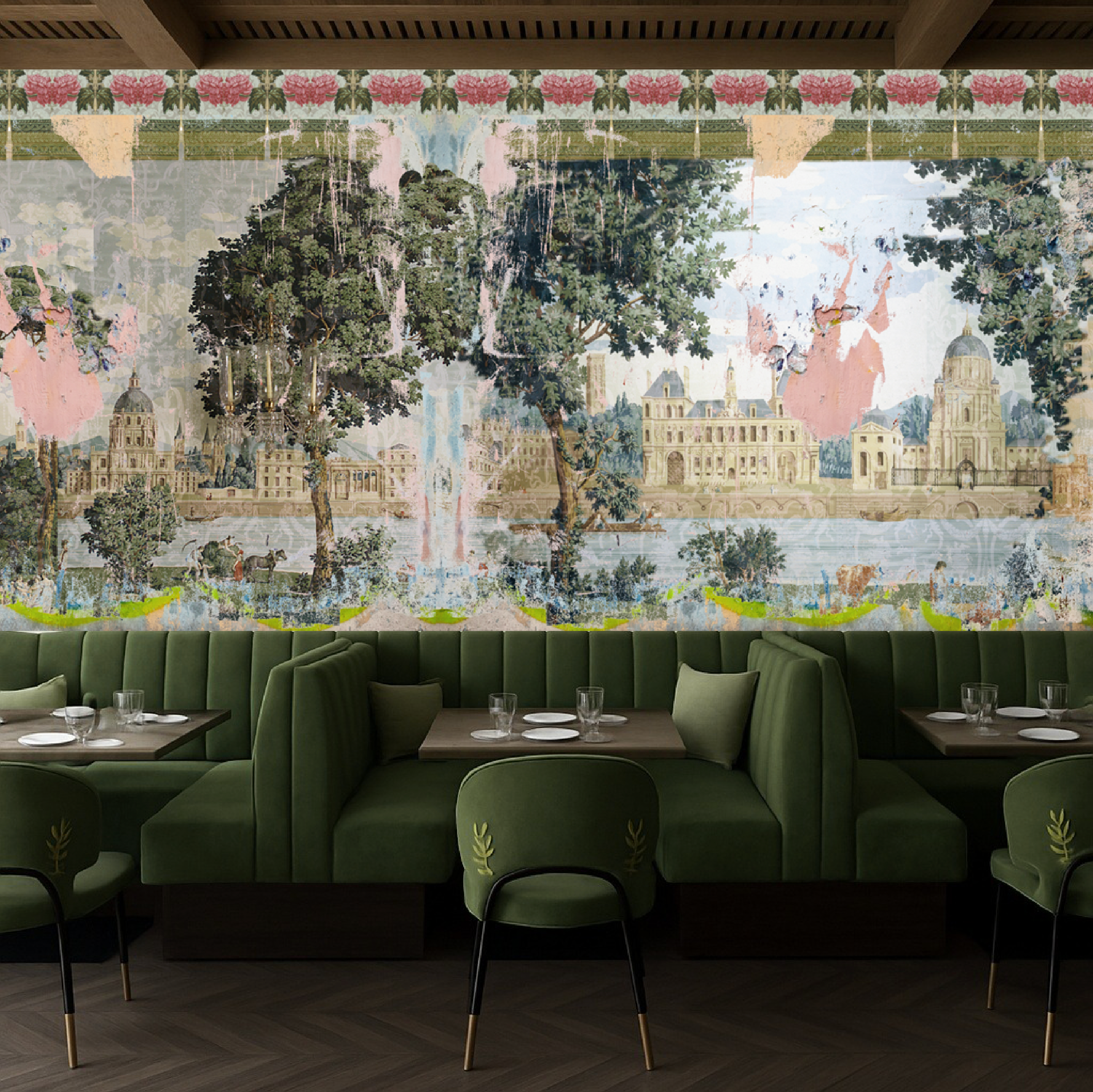Wallpaper - Faded Empire - Restoration Project