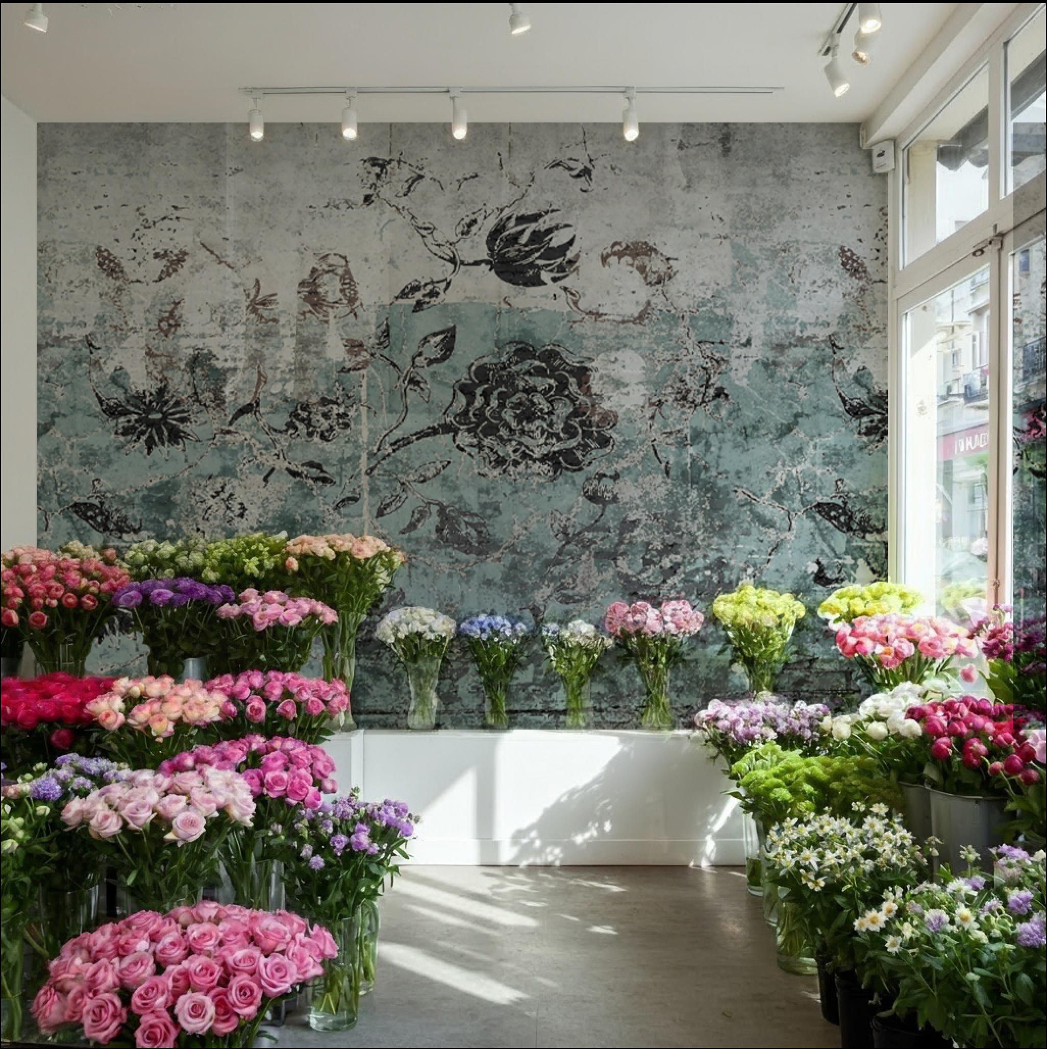 Wallpaper - Botanical Graffiti