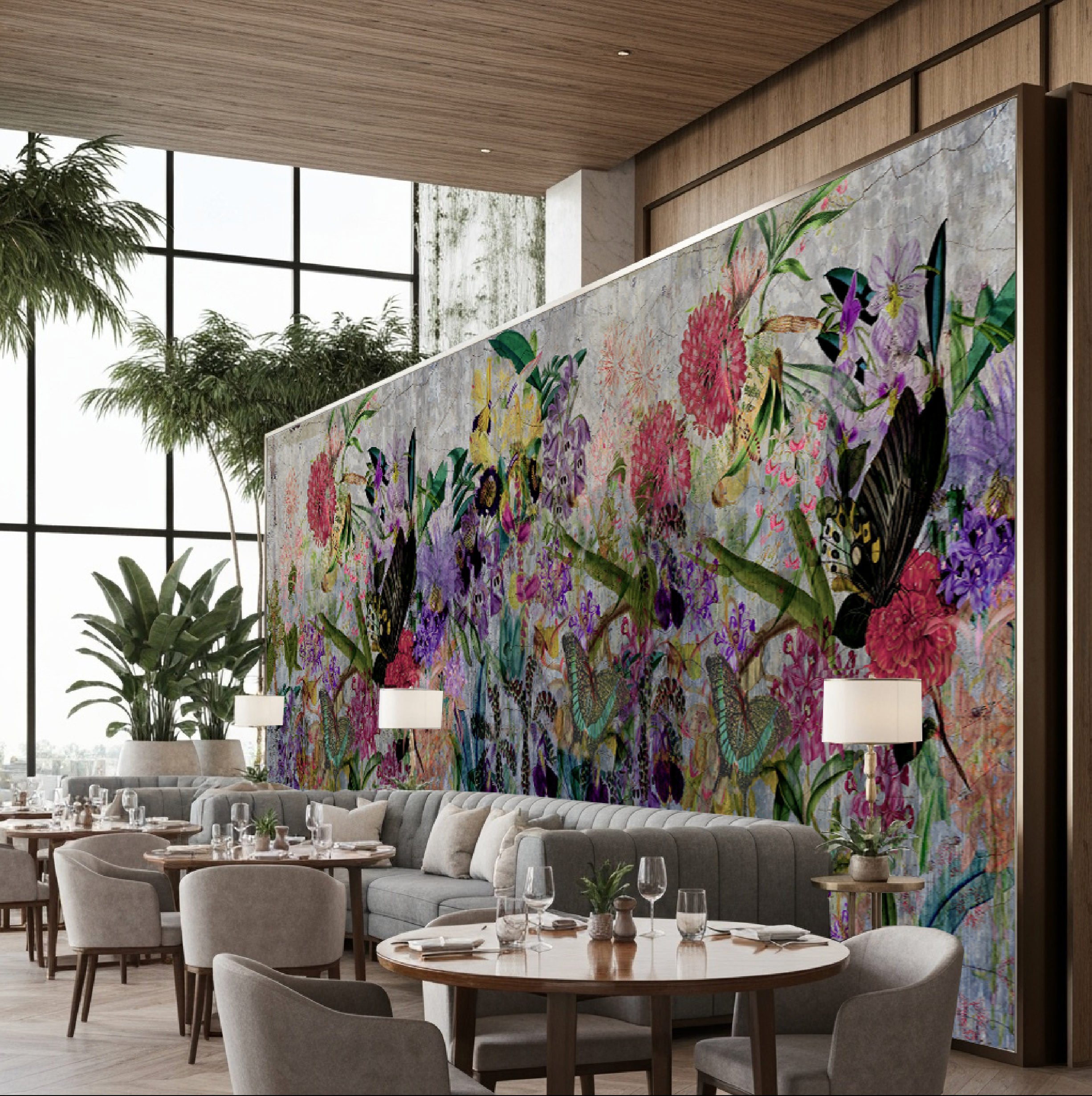 Wallpaper - Silver Walled Garden
