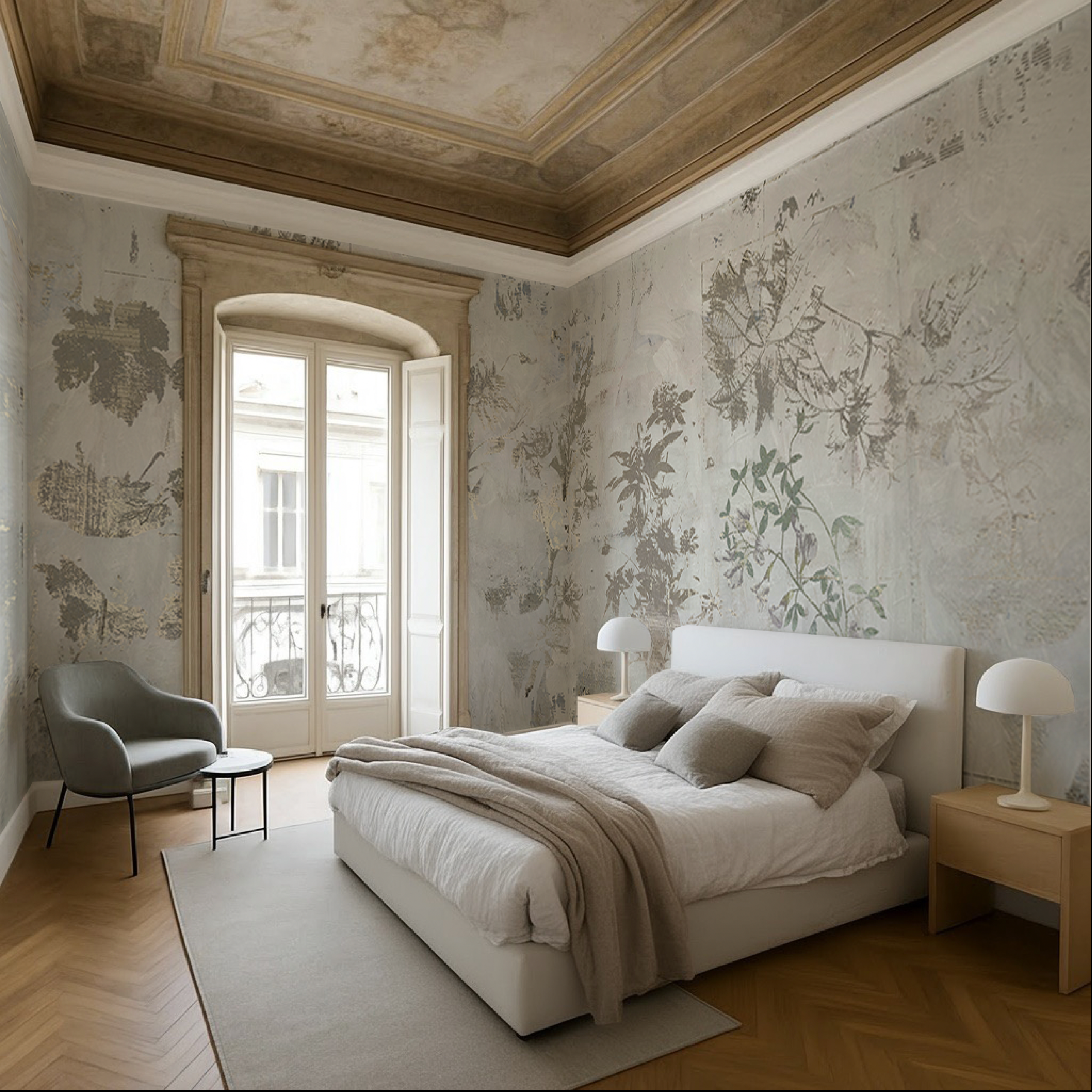 Wallpaper - Casa Mia - Apartment Near Rome in White
