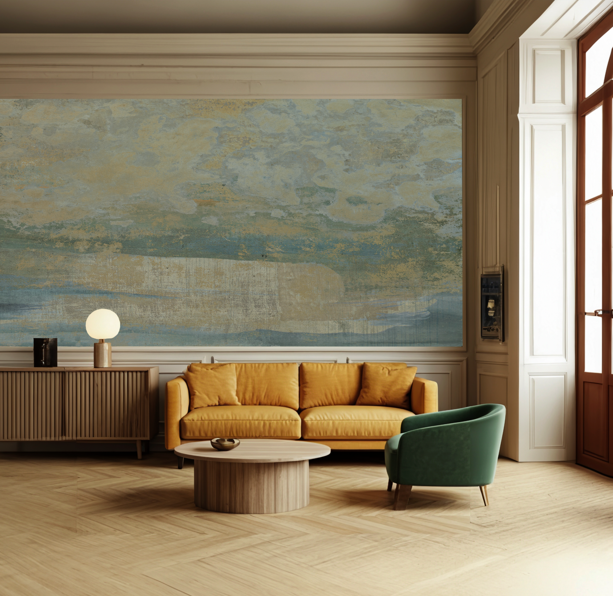 Wallpaper - Abstract Landscape - Floating