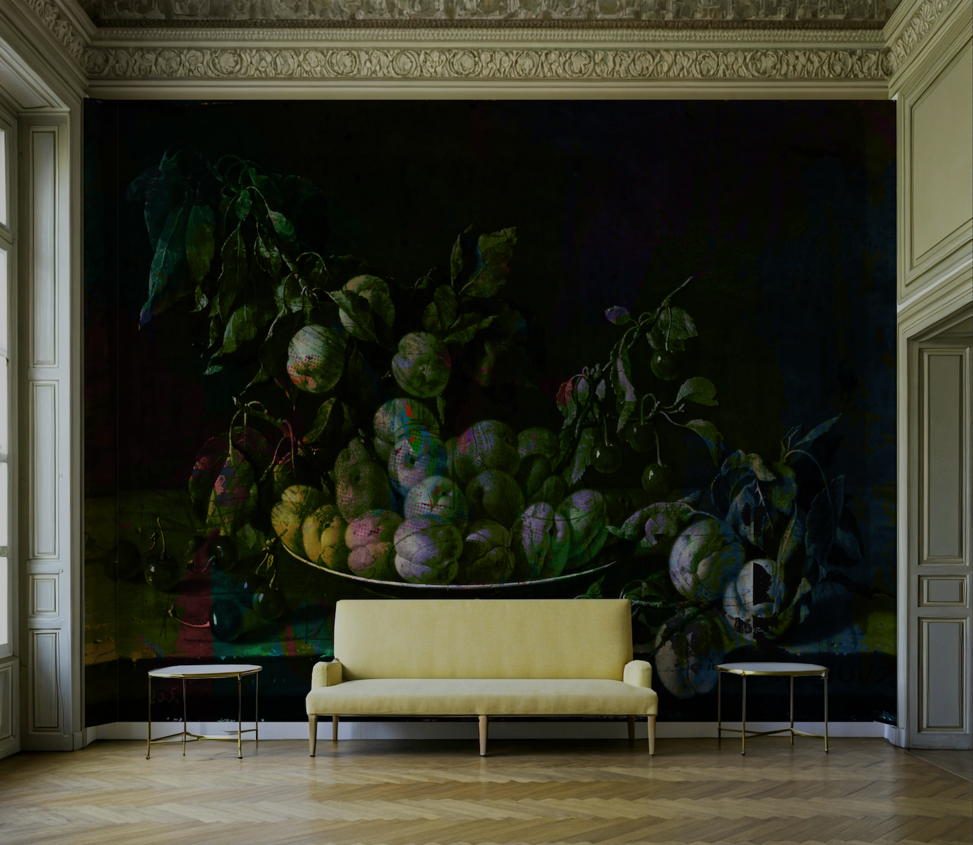 Wallpaper - Fruit Riot - Apricot Eclipse