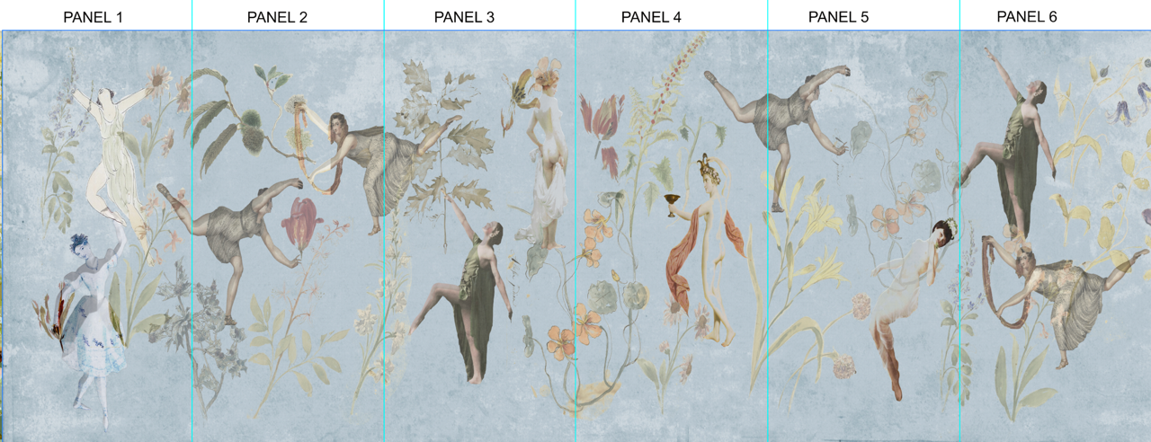 Fabric - Wallpaper Confidential - Rumours in Blue