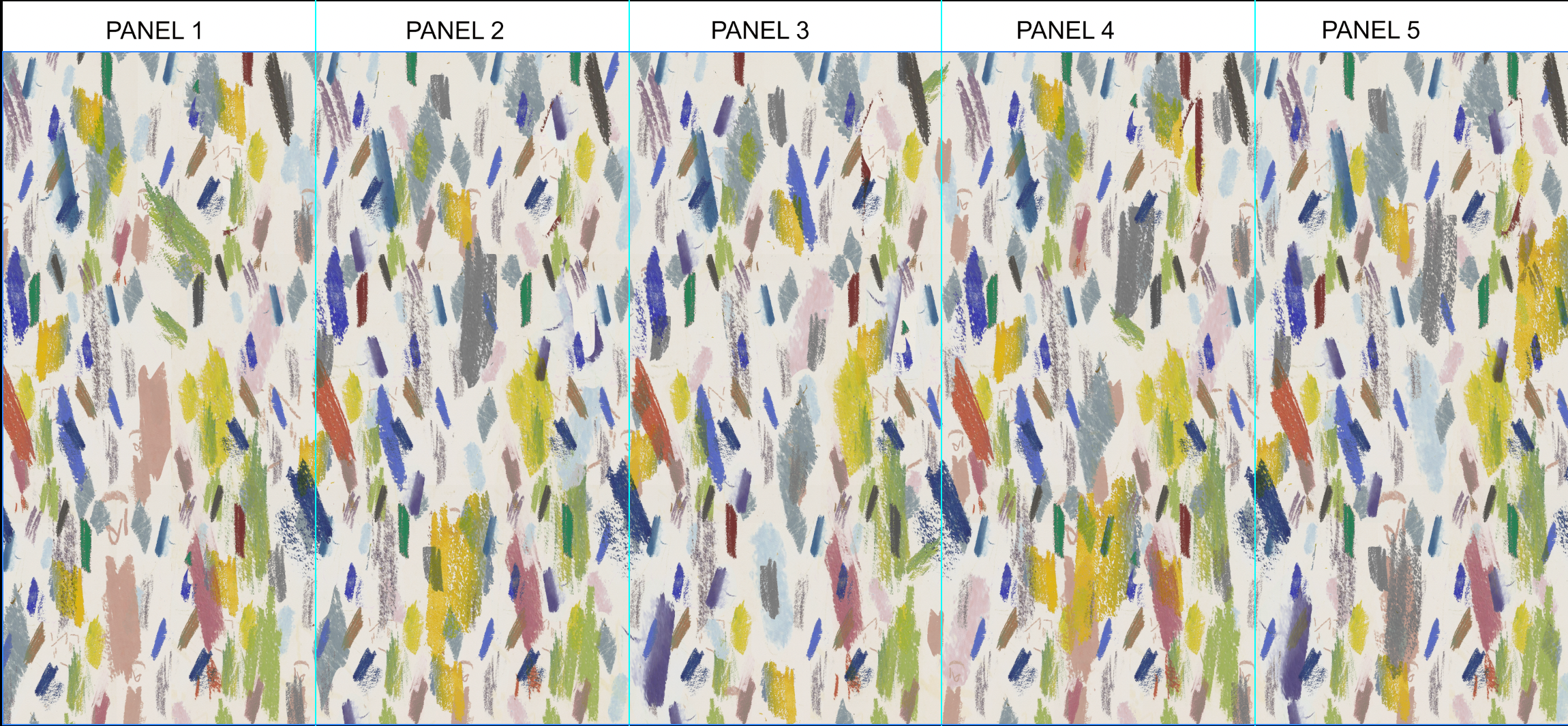 Fabric - Mixed Media - Crayon Drawings