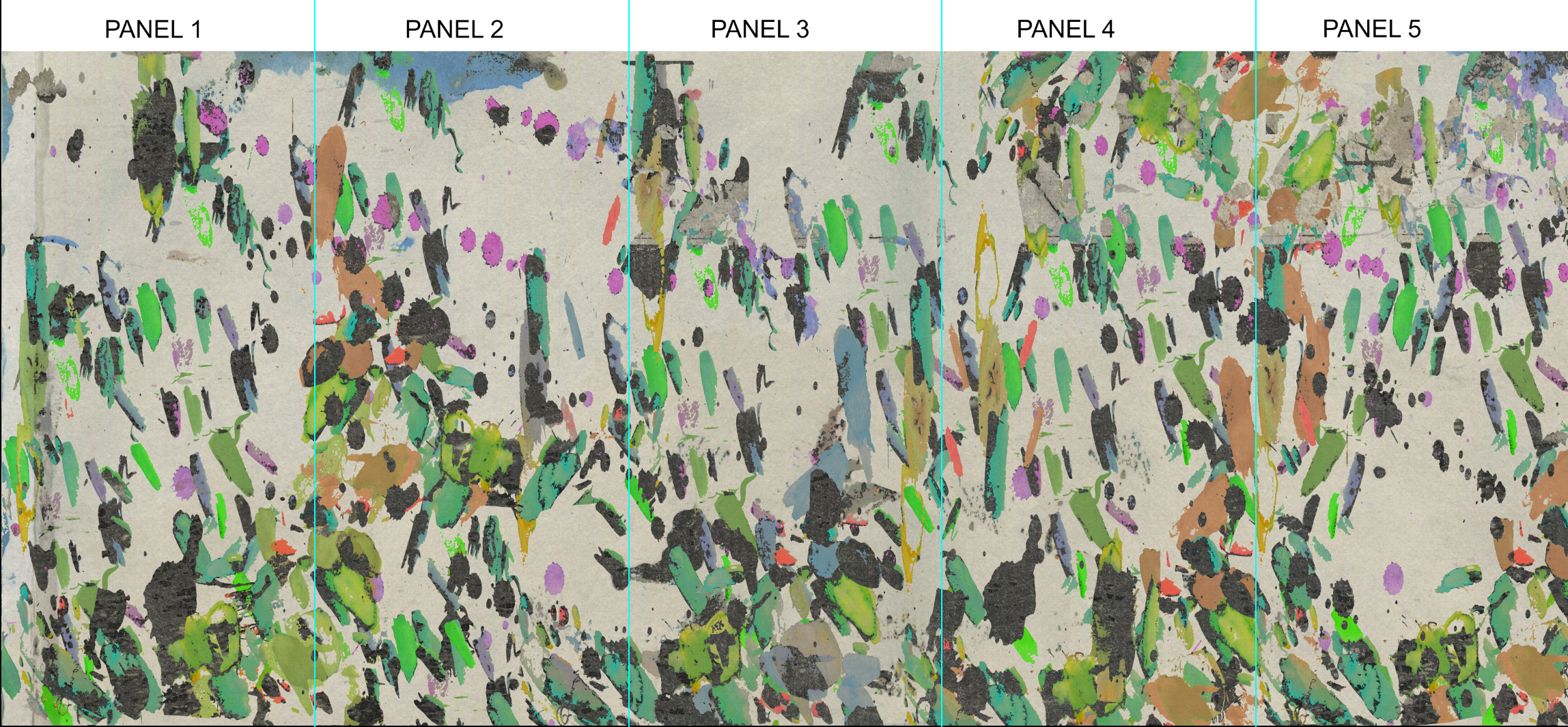 Fabric - Mixed Media - Water Colour Splash