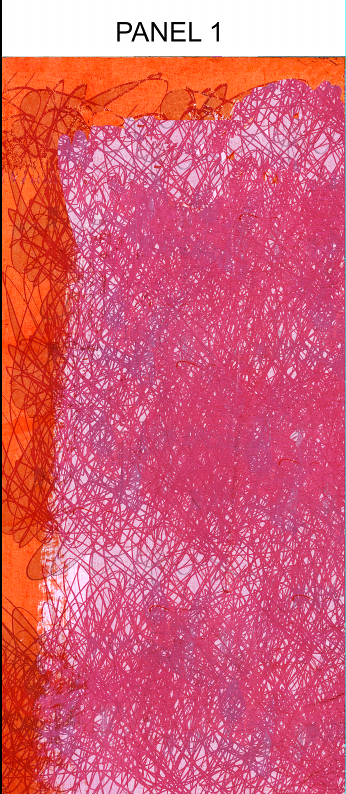 Fabric - Scribble - Pink