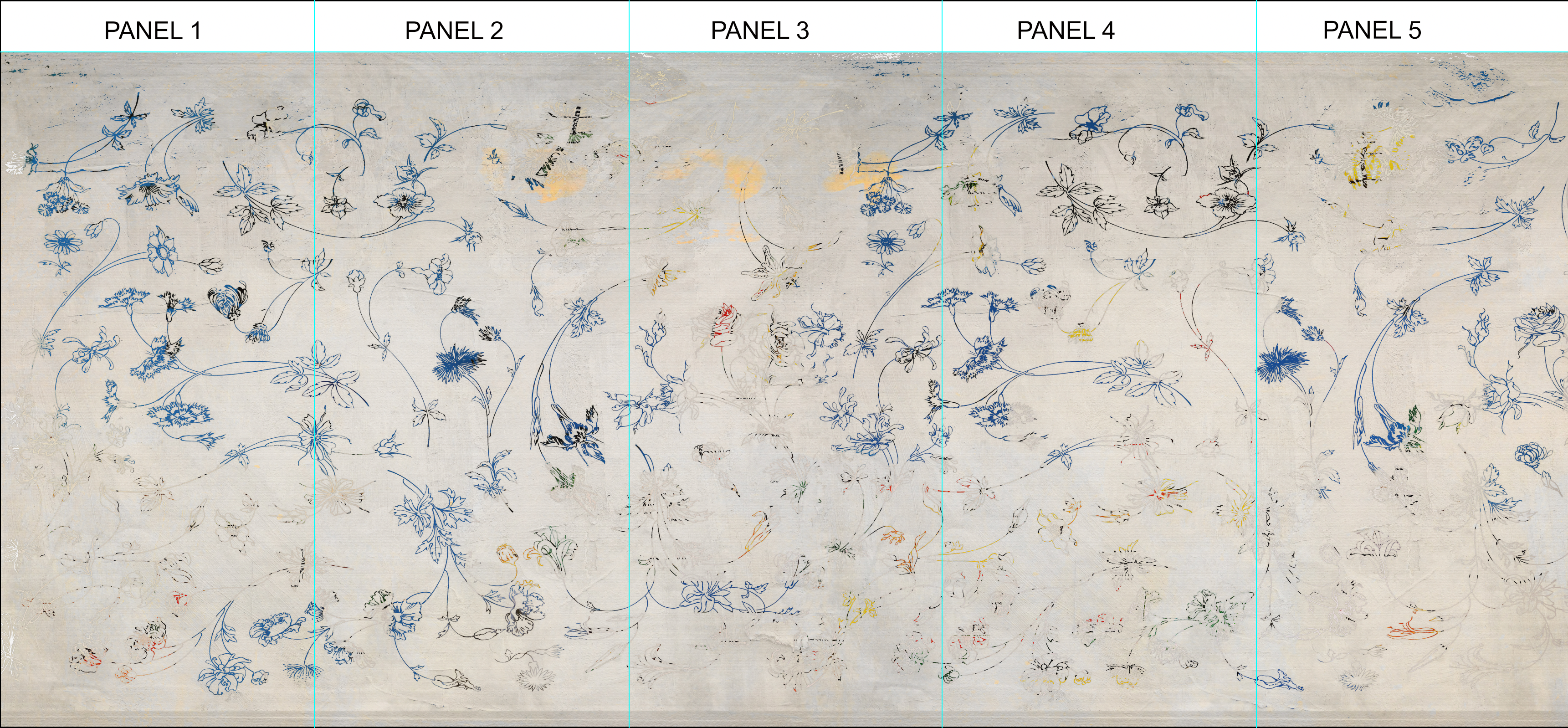 Fabric - Garden Etchings