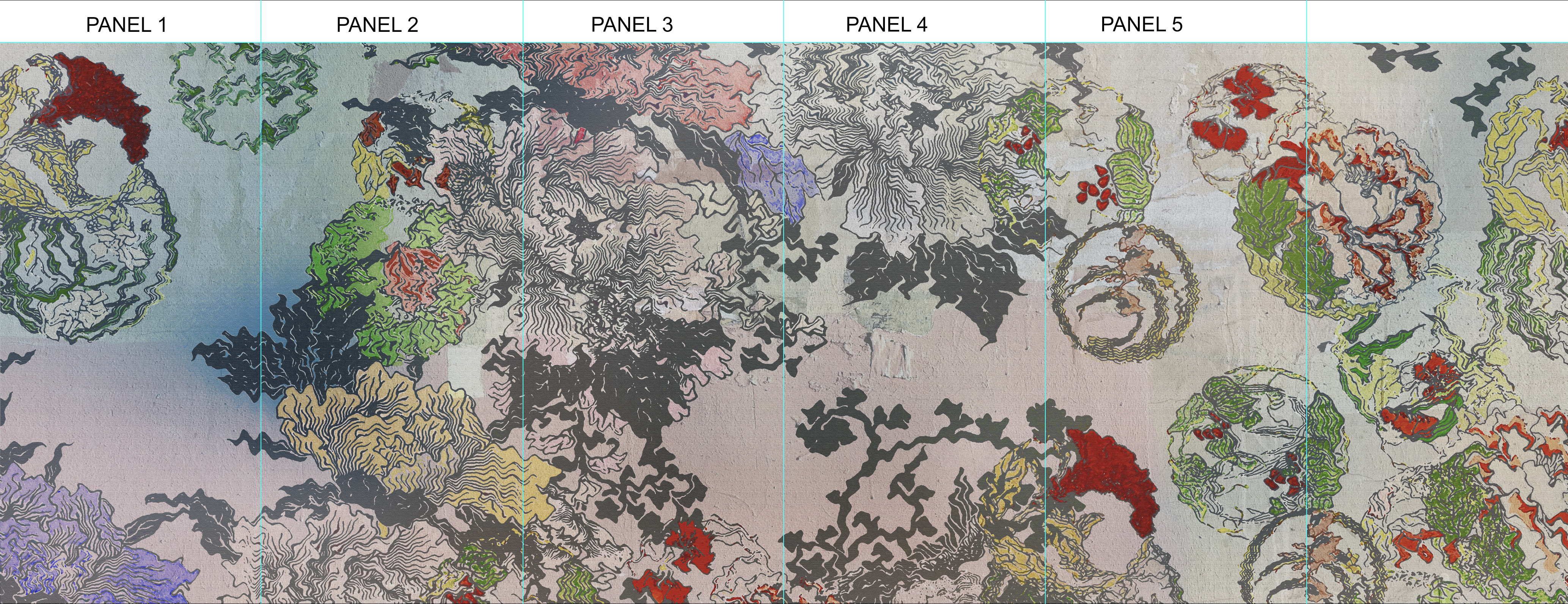 Fabric - Floating World - Rose