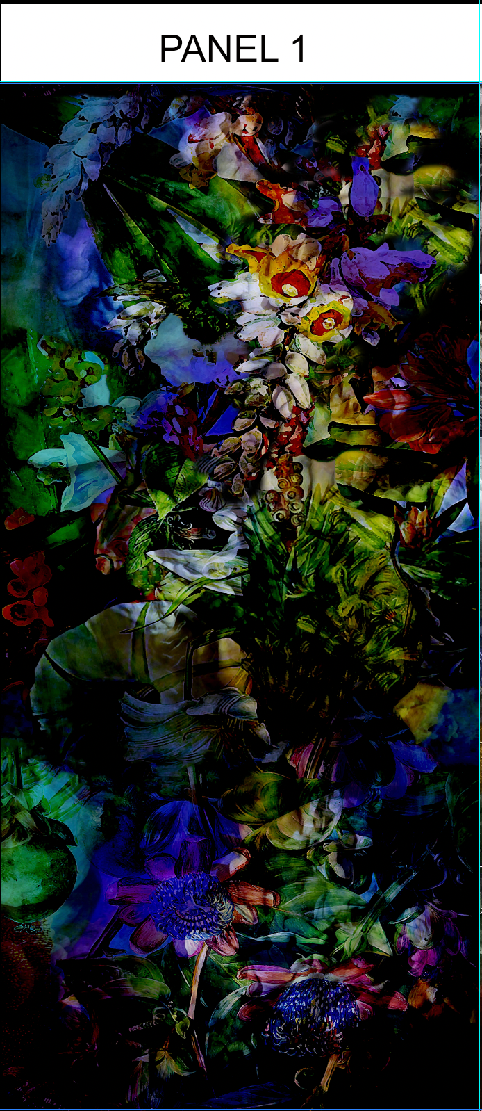 Fabric - Flower Power - Luminescent