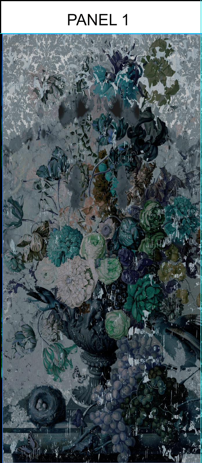 Fabric - Still Life with Flowers