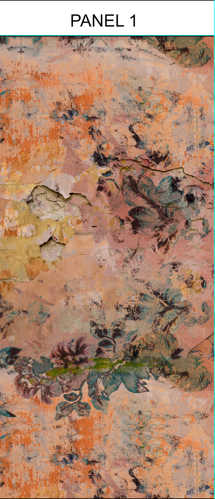 Fabric - Faded Empire - Fragmented Orange