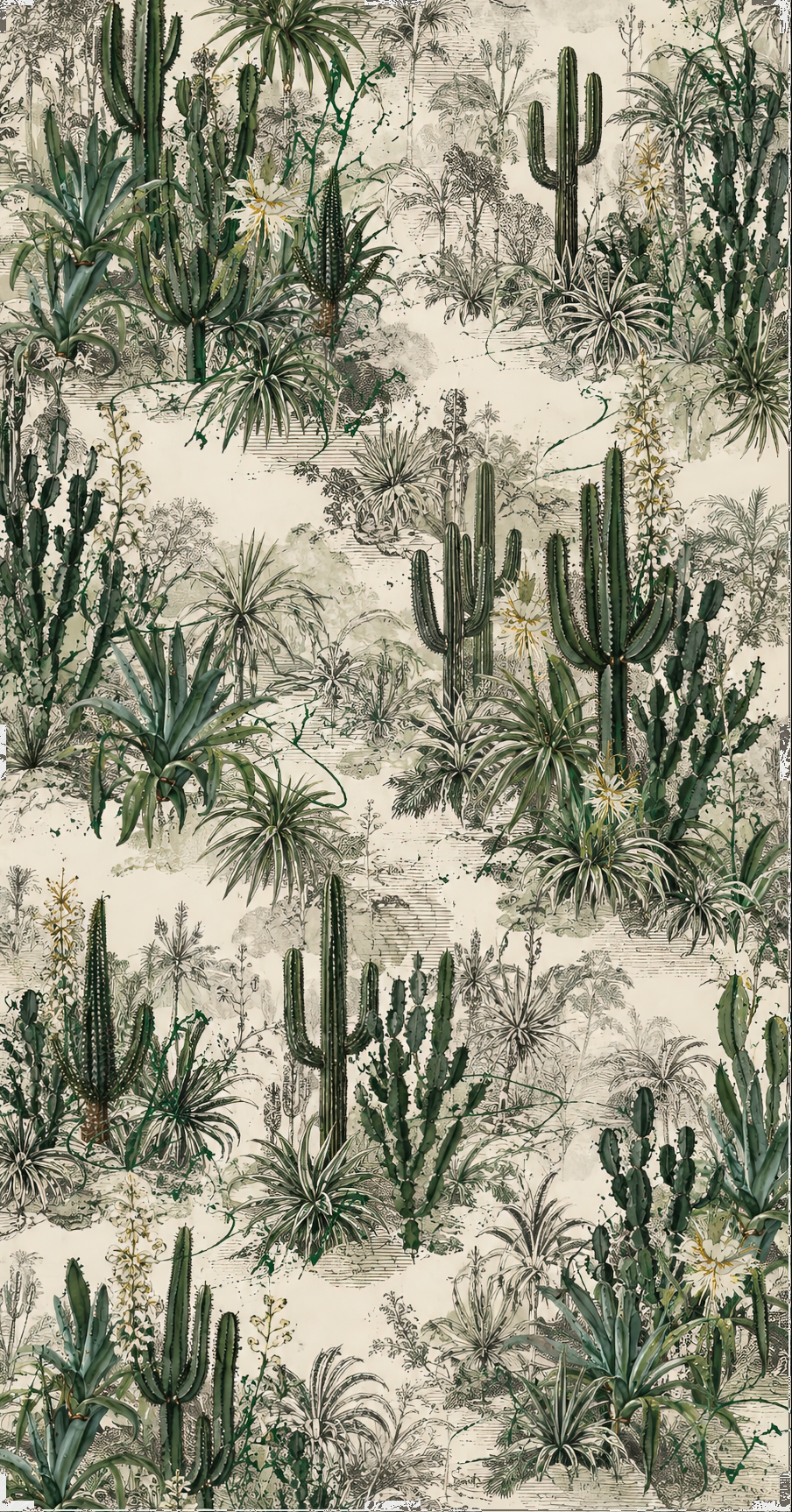 Fabric - Cactus Garden - Looking Sharp