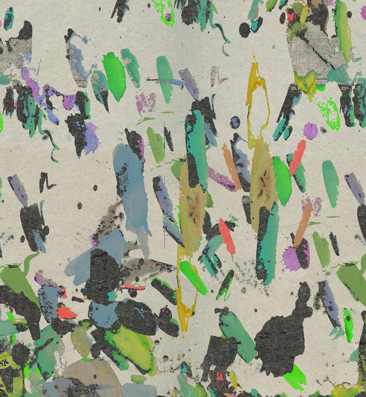 Wallpaper - Mixed Media - Water Colour Splash