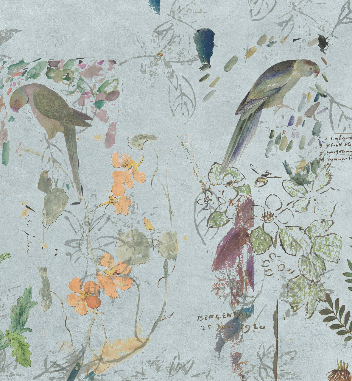 Wallpaper - Casa Mia - Country Estate - Blue