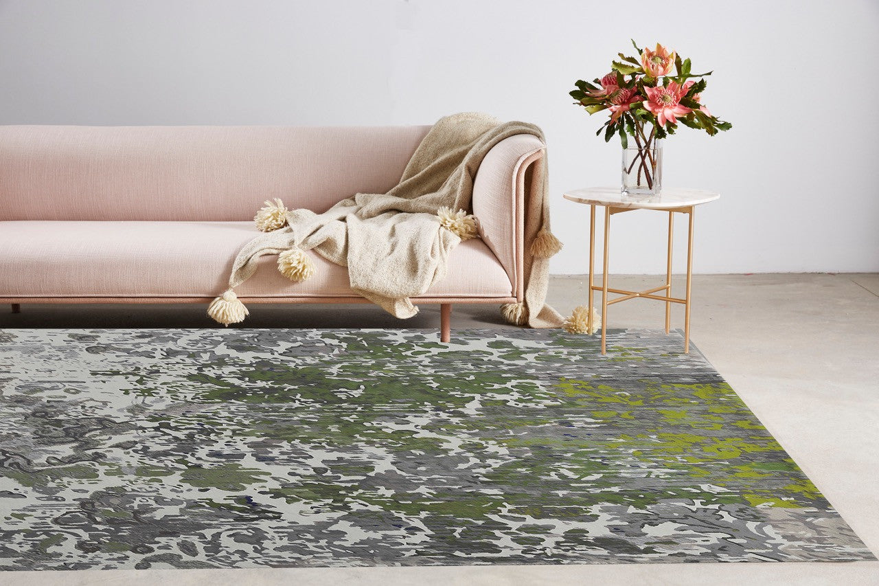 Rug - Chalky Landscape - Olive