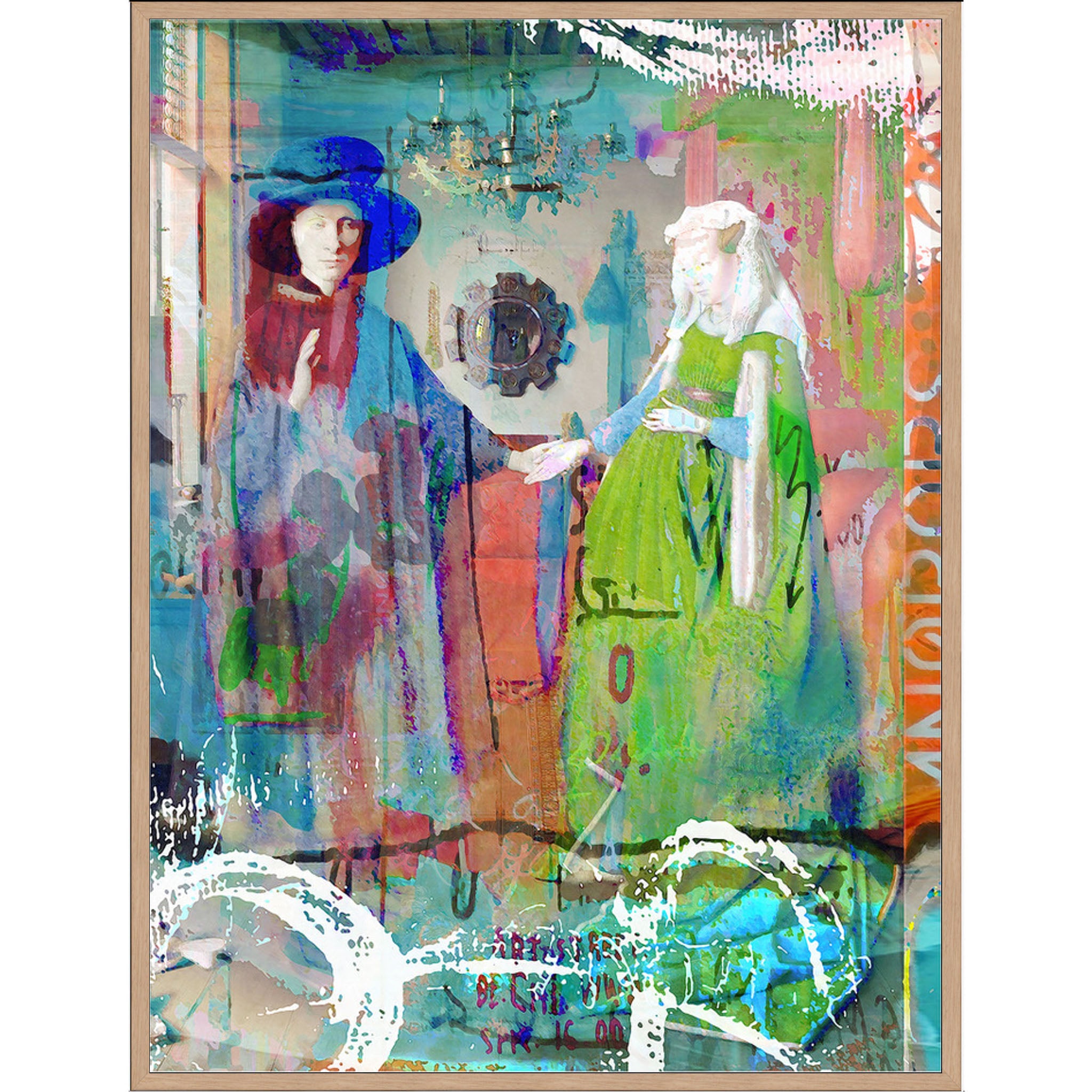Framed Art Print - Nice Couple From Bruges