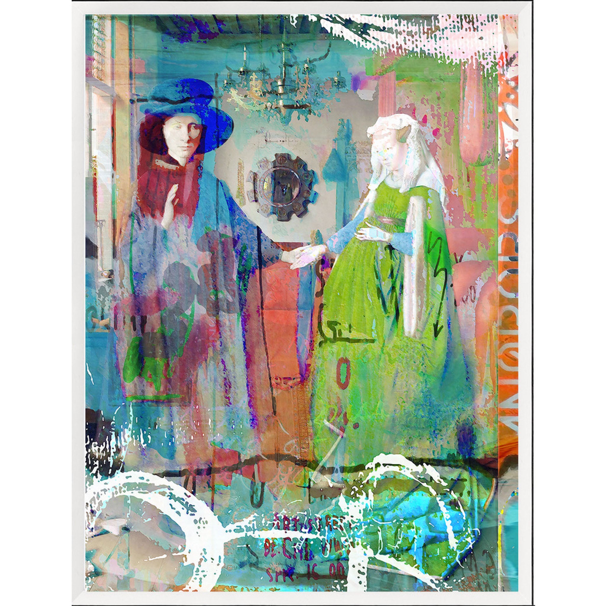 Framed Art Print - Nice Couple From Bruges